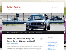 Tablet Screenshot of duttonracing.com